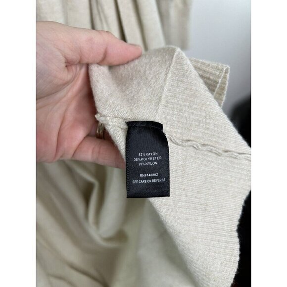 Torrid Women’s Open Front Knit Light Weight Cardigan Duster Beige Size 2 - Picture 7 of 15